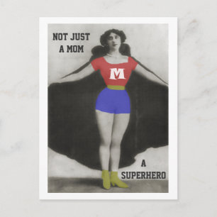 Superhero Mum Post Card