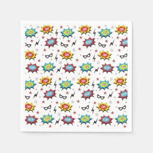 Superhero napkins