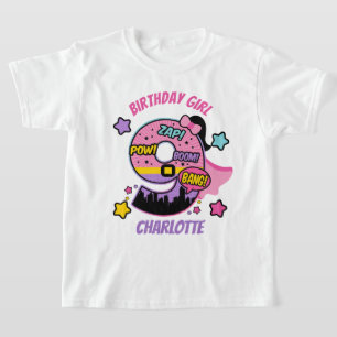 Superhero Nineth Birthday Girl 9th Super Girl T-Shirt