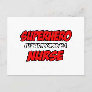 Superhero...Nurse Postcard