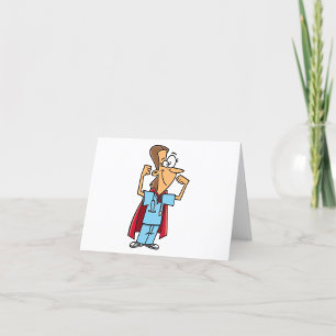 Superhero Nurse Thank You Card