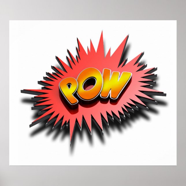 Superhero POW - Poster (Front)