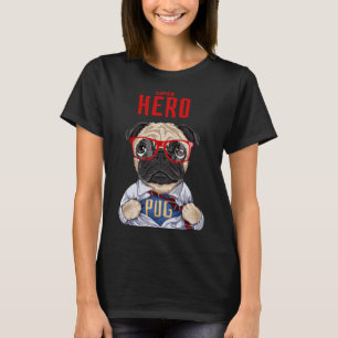 SuperHero PUG Classic 190 T-Shirt
