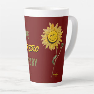 Superhero Red Latte Mug by Poet Adiela Akoo
