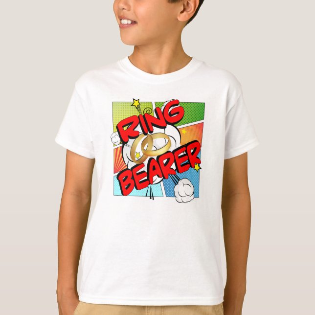 Superhero Ring Bearer T-Shirt (Front)