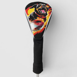 Superhero Rottweiler Dog 01 - Ignacio judge Golf Head Cover