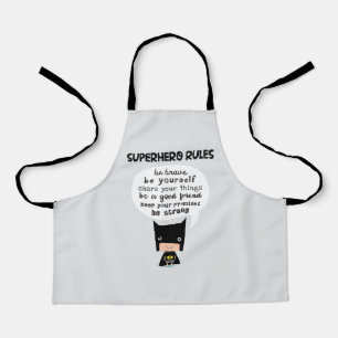 Superhero Rules Apron