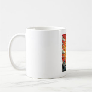 Superhero Shiba – Comic Book Dog Coffee Mug