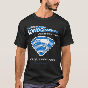 Superhero Sonographer Men's Shirt