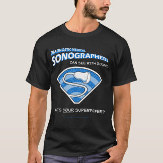 Superhero Sonographer Men's Shirt