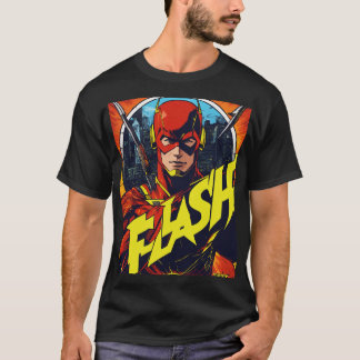 "Superhero T-Shirt Design – Bold and Dynamic Graph
