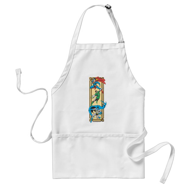 Superheroes In Action Standard Apron (Front)