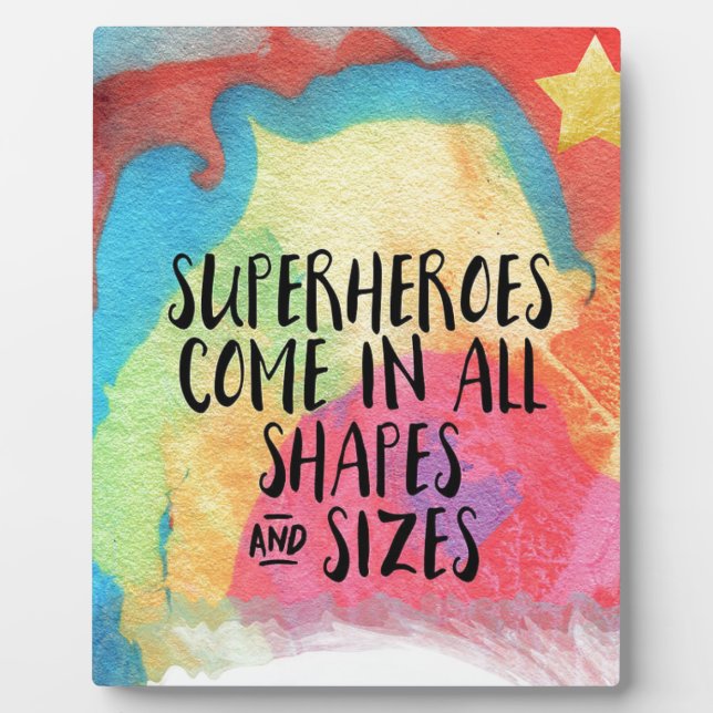 superheroes-inspirational- plaque (Front)