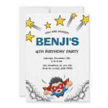 Superheroes kid's birthday party