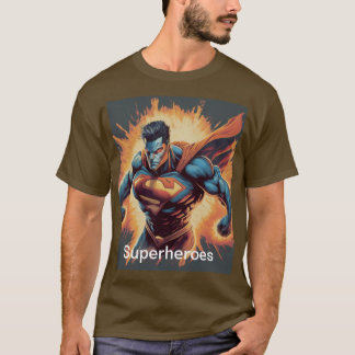 Superheroes T-shirt Design 