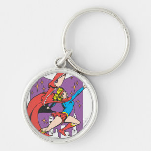 Superheroines In Action Key Ring