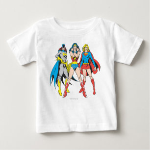 Superheroines Pose Baby T-Shirt