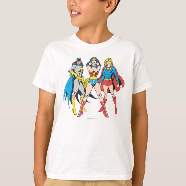 Superheroines Pose T-Shirt (Front)