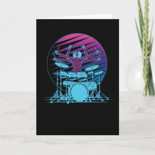 Superhuman Drummer Card