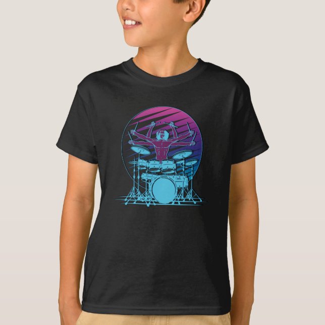 Superhuman Drummer T-Shirt (Front)