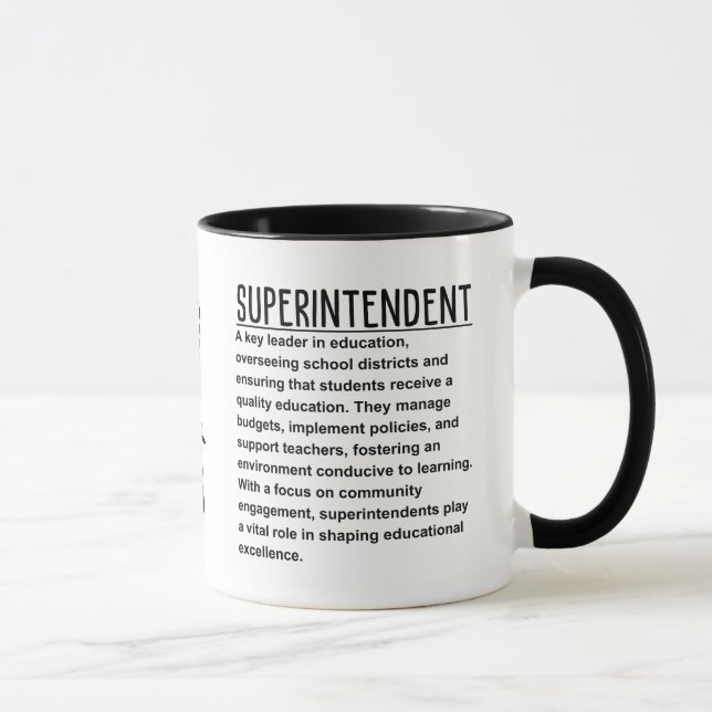Superintendent Mug (Right)