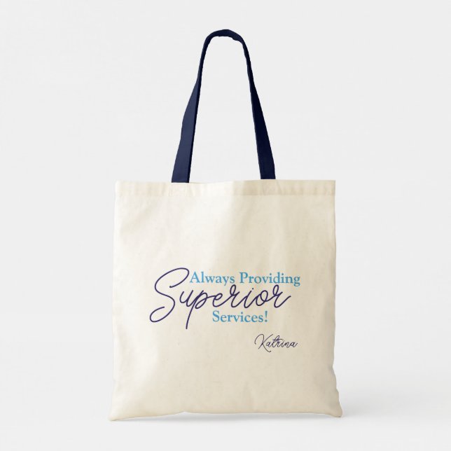 Superior Counseling Services Canvas Tote (Back)