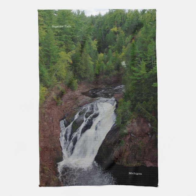 Superior Falls Kitchen Towel (Vertical)