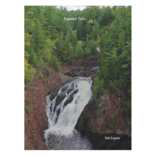 Superior Falls table cloth