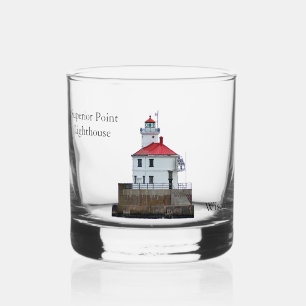 Superior Point Lighthouse glass