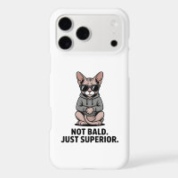 Superior Sphynx Cat Attitude Illustration