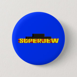 SuperJew 6 Cm Round Badge