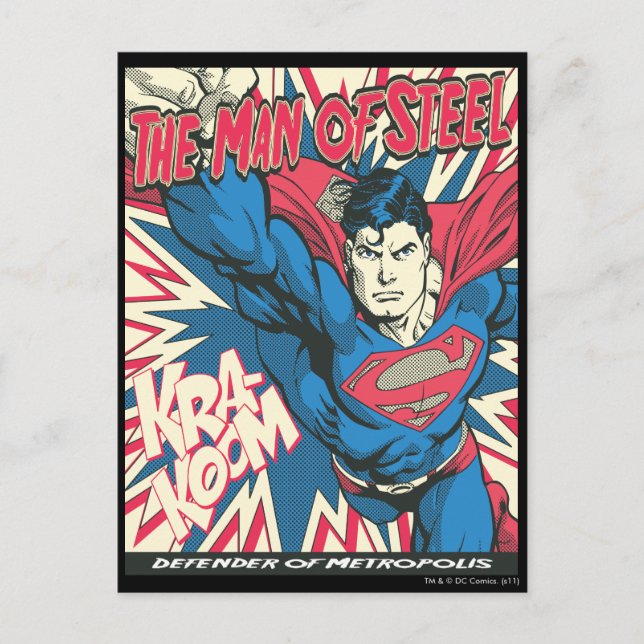 Superman 12 postcard (Front)