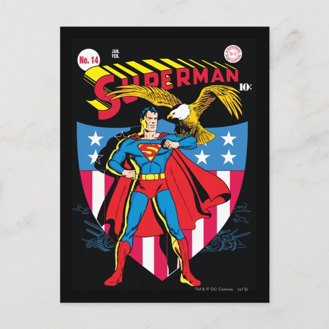 Superman #14 postcard (Front)