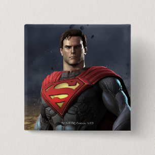 Superman 15 Cm Square Badge