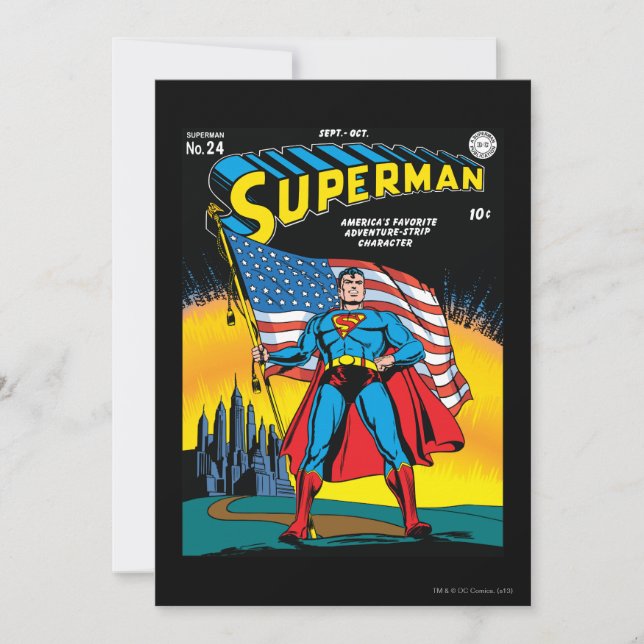 Superman #24 invitation (Front)