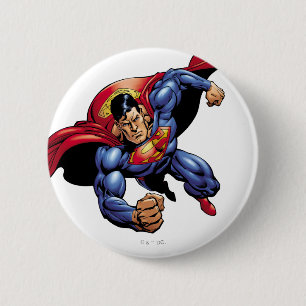 Superman 31 6 cm round badge