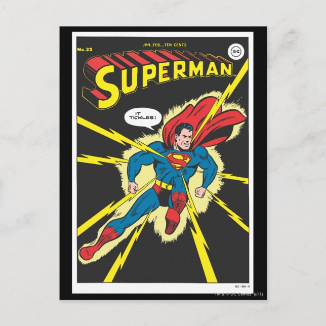 Superman #32 postcard (Front)