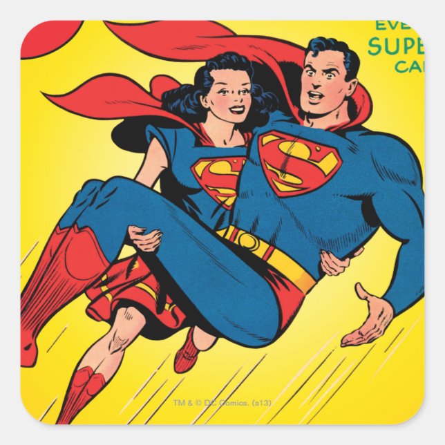 Superman #57 square sticker (Front)