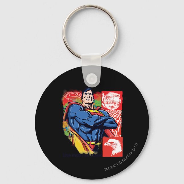 Superman 58 key ring (Front)