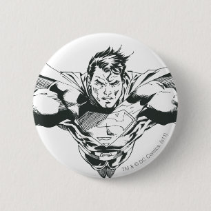 Superman 60 6 cm round badge