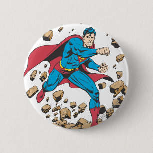 Superman 62 6 cm round badge