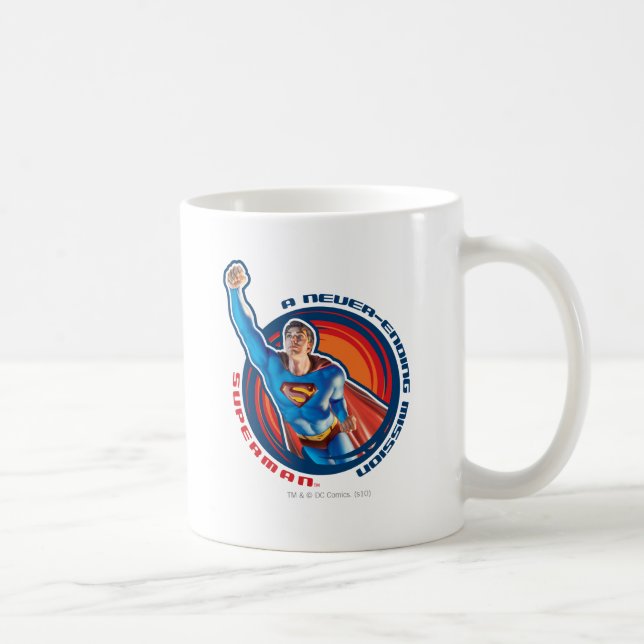 Superman A Never-ending Mission Coffee Mug (Right)