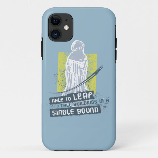 Superman Able to Leap Tall Buildings Case-Mate iPhone Case (Back)