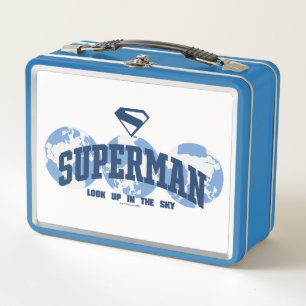Superman Across the Globe Metal Lunch Box