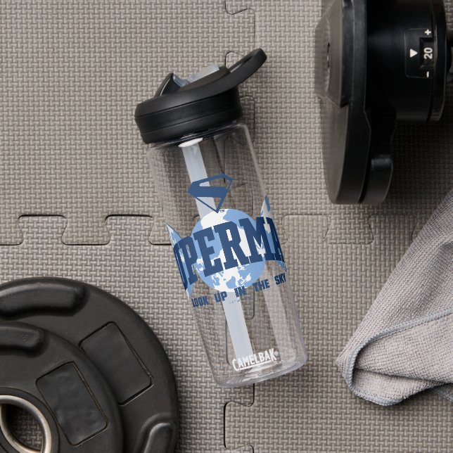Superman Across the Globe Water Bottle (Gym)
