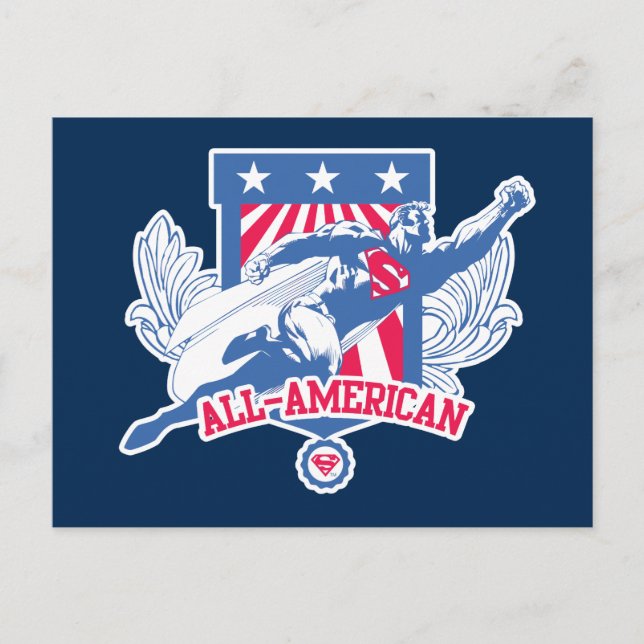 Superman All-American Postcard (Front)