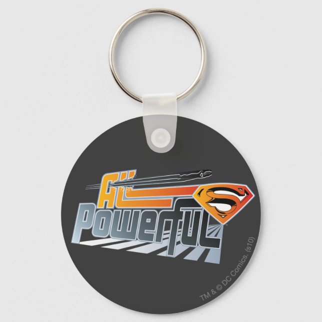 Superman All Powerful Key Ring (Front)