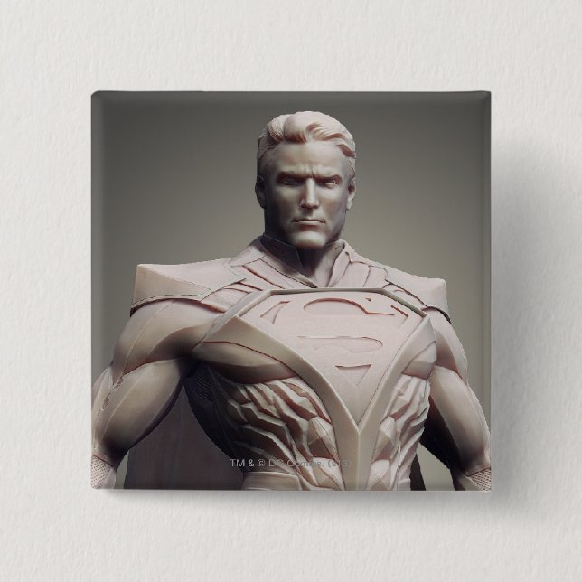 Superman Alternate 15 Cm Square Badge (Front)