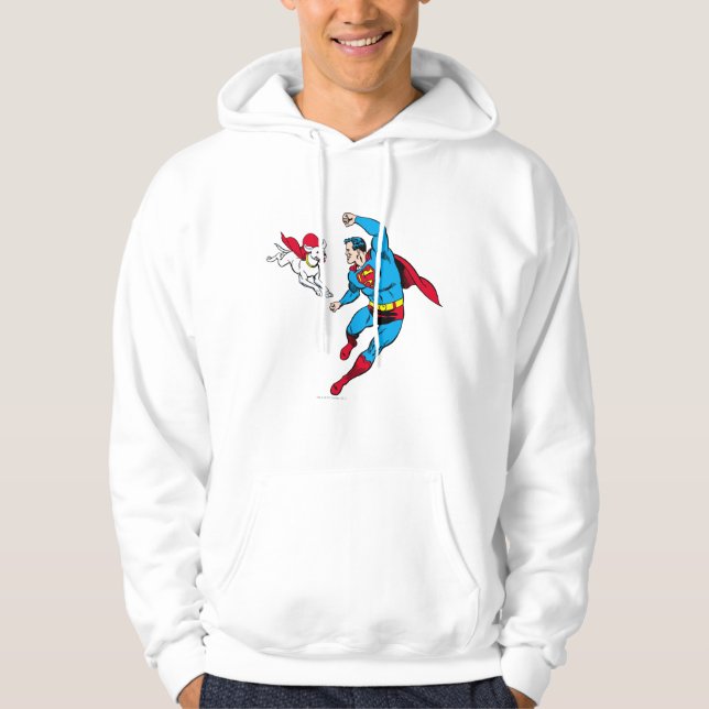 Superman and Krypto 2 Hoodie (Front)