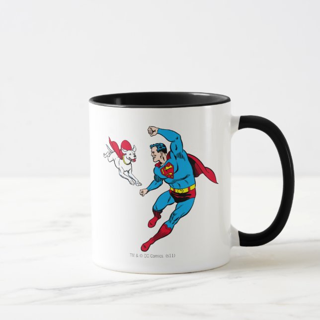 Superman and Krypto 2 Mug (Right)